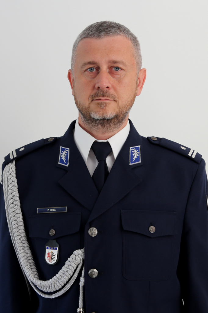 pełniący obowiązki Zastępcy Komendanta Komisariatu Policji Bydgoszcz Błonie podinspektor Piotr Loba